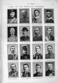 Old Antique Print 1900 War Kirkpatrick Ball Cowans Bell Boer Johannesburg 20th