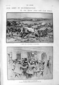 Original Old Antique Print 1900 War Sier Bloemfontein Gregorowski Transvaal