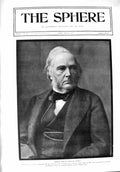 Original Old Antique Print 1900 Portrait George Eighth Duke Argyll Lorne 20th