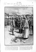 Original Old Antique Print 1900 General Buller V.C. Reed Nurse Colenso Anderson