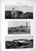 Old Antique Print 1900 Boers Kimberley Gun War Hardy Wainman Adams Army 20th