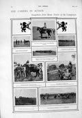 Original Old Antique Print 1900 Sitwell Lord Roberts Swartz Kop War Rock Sirens