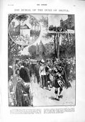 Old Antique Print 1900 Funeral Duke Argyll Inverary Carson Lindley Finlay 20th