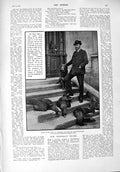 Original Old Antique Print 1900 Prince Alfred Duke Edinburgh Curtis Ratcliffe