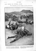 Old Antique Print 1900 Hussars Nicholson Musselthwaite War Lord Roberts 20th