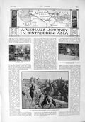 Original Old Antique Print 1900 Bokhara Valleys Labi Khaus Rickmers GMining
