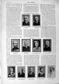 Original Old Antique Print 1900 Levi Vertue Kerr White Bonham Mayer Oliver Jebb