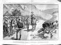 Original Old Antique Print 1900 Volunteers Essex Siers War Bloemfontein Africa