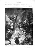 Old Antique Print 1900 Indian Grooms Camp Fire Ship Saxon Hotel Lowestoft 20th