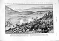 Original Old Antique Print 1900 Battle Rooi Kop French Bloemfontein Ship Guelph