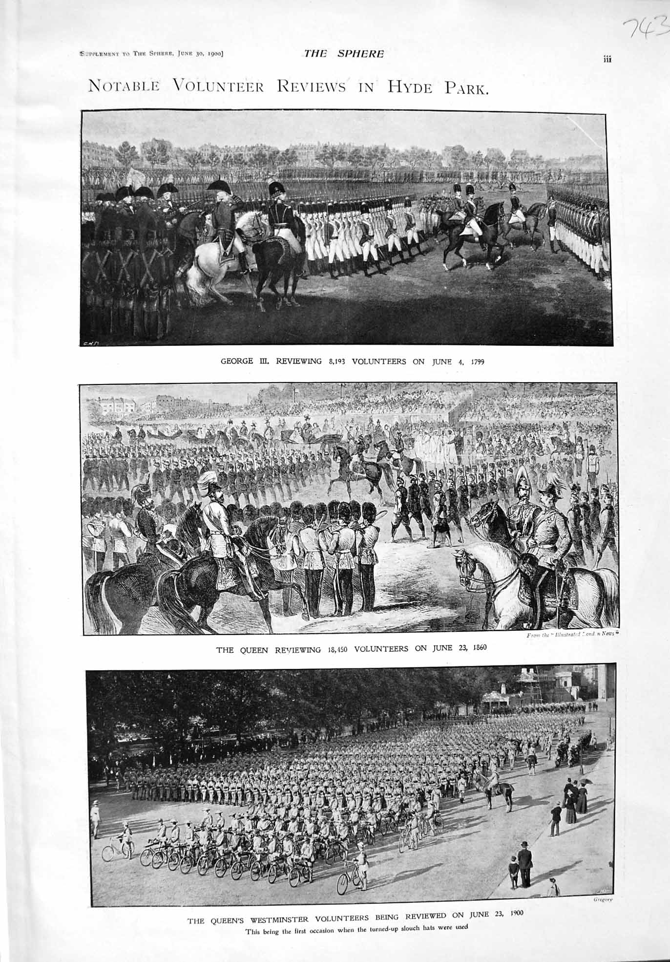 Original Old Antique Print 1900 Hyde Volunteers Africa C.I.V. Alt Bloemfontein