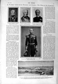 Original Old Antique Print 1900 Seymour Taku Forts Ships War Newgate Prison