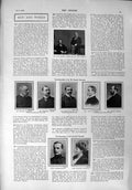 Old Antique Print 1900 Maxse Morley Treves Cheatle Cheyne Lady Churchill 20th
