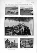Old Antique Print 1900 Boer War Prisoners Kelly Nurses Hospital Wynberg 20th