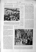 Original Old Antique Print 1900 Wedding Archduke Franz Ferdinand Sophie Chotek