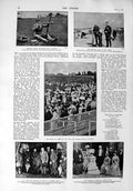 Original Old Antique Print 1900 Colonel Hopton Eton Cricket Churchill Pritchett