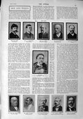 Old Antique Print 1900 Koner Donaldson Gould Pichon Earle Clarke Gilman 20th