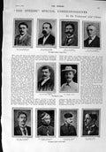 Original Old Antique Print 1900 Wollen Prater Paxton Rosslyn War Juliet Verona