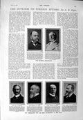 Original Old Antique Print 1900 Wolfe RumbDurand Phipps Wharton Furse Evans