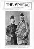 Original Old Antique Print 1900 Portrait Count Von Waldersee Countess Sachsen