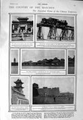 Old Antique Print 1900 Manchus Arthur-Mukden Railway Czar Russia Finland 20th