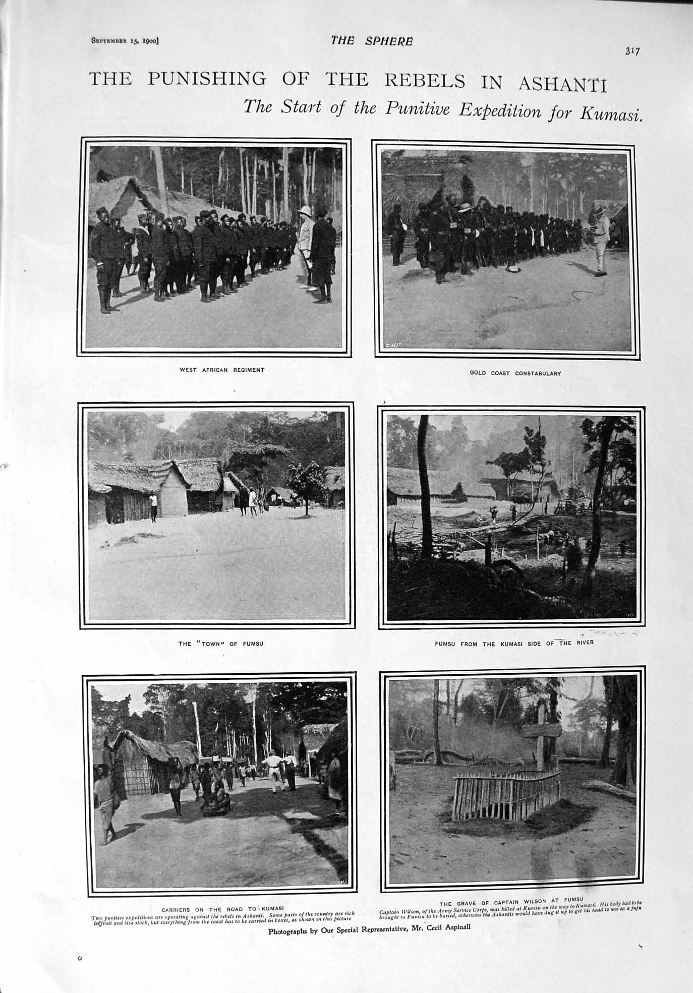 Old Antique Print 1900 Rebels Ashanti Fumsu Wilson Delagoa Railway Boers 20th