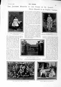 Original Old Antique Print 1900 Baron Hayashi Tokyo Japan Spanish Horses Africa
