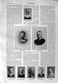 Old Antique Print 1900 Madame Isacescu Clifford Grundy Cahill Theatre Jay 20th