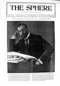 Original Old Antique Print 1900 Duke York Australian Commonwealth Parliament