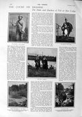 Old Antique Print 1900 Duchess Fife Ghillie Duff Mar Lodge Paris Pagoda 20th