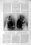 Old Antique Print 1900 Prince Albert Flanders Rupert Bavaria Jones Oeker 20th