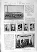 Old Antique Print 1900 Boer War Pretoria Stanley Makin Way Gordon Olivier 20th