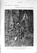 Original Old Antique Print 1900 War Ashanti Hausa Siers China Bund Shanghai