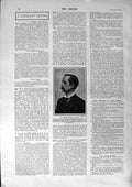 Old Antique Print 1900 James Mathhew Barrie Statue Queen Louisa Prussia 20th