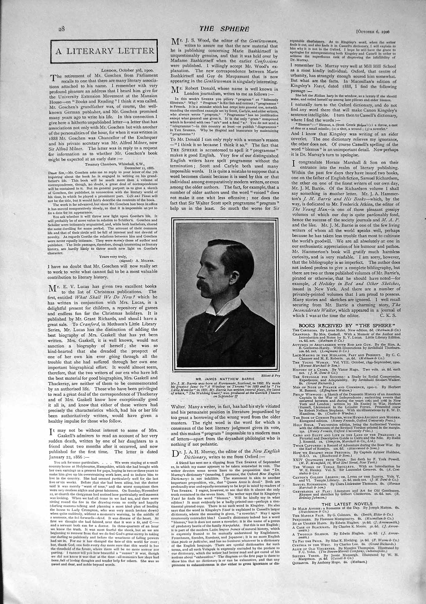 Old Antique Print 1900 James Mathhew Barrie Statue Queen Louisa Prussia 20th