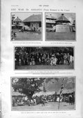 Old Antique Print 1900 War Ahsanti Kumasi Bekwai James Watson Robertson 20th