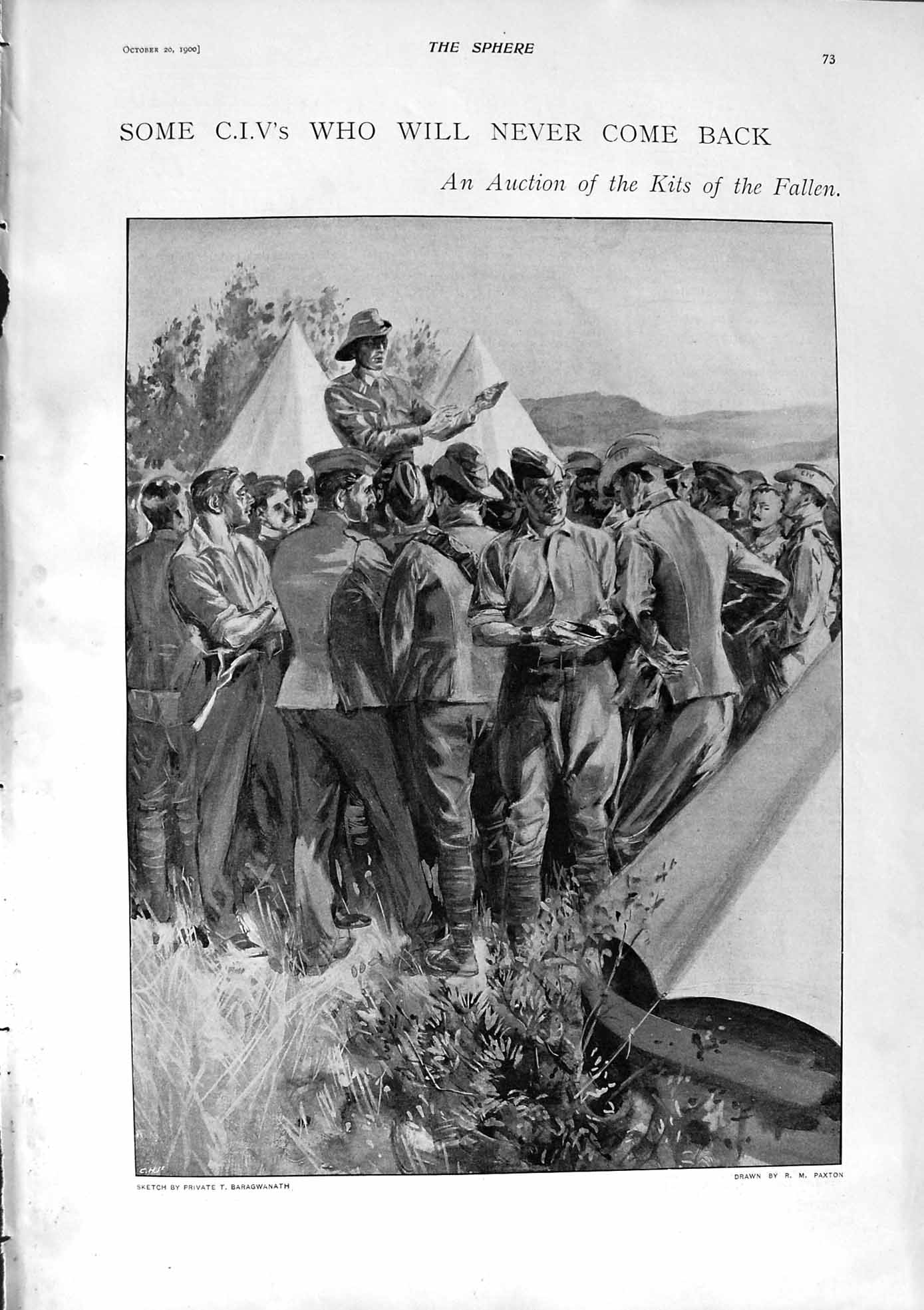 Original Old Antique Print 1900 C.I.V. Siers War Cave Consuelo Cove Mylodon