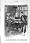 Original Old Antique Print 1900 Theatre Tarboy Oglander Marquis Bute Rothesay