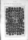 Old Antique Print 1900 England Wales Mayors War Mackinnon Pawle Albemarle 20th
