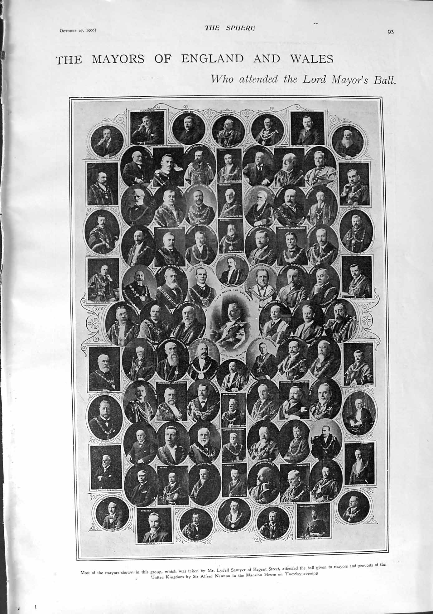 Old Antique Print 1900 England Wales Mayors War Mackinnon Pawle Albemarle 20th
