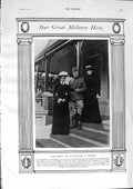 Original Old Antique Print 1900 Lord Roberts Aileen Ada Frau Von Liebert Africa