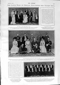 Old Antique Print 1900 India Knights Black Heart Curzon Children Storys 20th