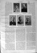 Old Antique Print 1900 Pirrie Ryle Dolby Monerie Dolby Furniture Wardrobe 20th