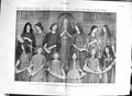 Original Old Antique Print 1900 Christmas Carol Singers Alleluia Thomas Gotch
