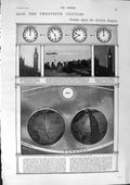 Old Antique Print 1900 Big Ben Clock Astronomy Earth Carnegie De Wet War 20th