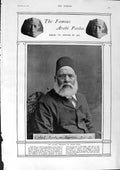 Original Old Antique Print 1900 Portrait Arabi Pasha Egypt Engleheart War Horse