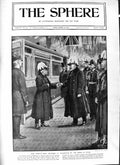Old Antique Print 1901 Lord Roberts Paddington Train Station Prince Wales 20th