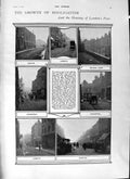 Old Antique Print 1901 London Hooliganism Lambeth Islington Lady Fashion 20th