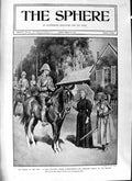 Original Old Antique Print 1901 War Boer Fighters Widow Kaffir Servant British