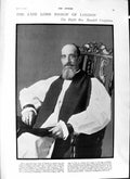 Original Old Antique Print 1901 Bishop London Mandell Creighton Queen Holland